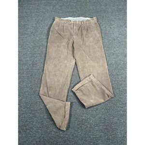 Lauren Ralph Lauren Corduroy Pants Men's 34x32 (Fits 34x31) Brown Preppy Dress